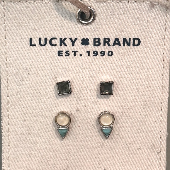 NWT Vintage Lucky Brand Stud Earring Set - Picture 6 of 7
